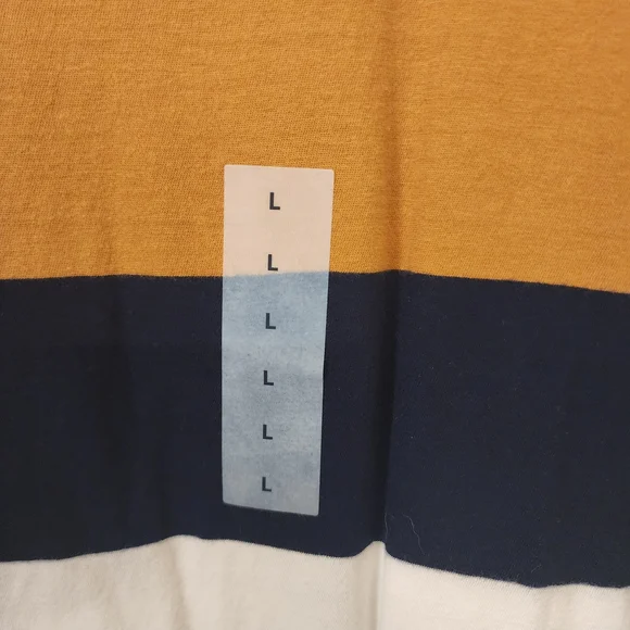 Old Navy Women's Striped T-Shirt - Beige, White, and Brown - Picture 3 of 3